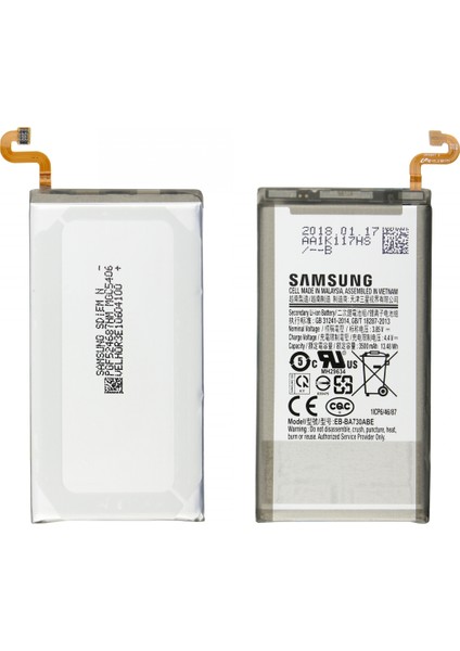 Galaxy A730 A8 Plus 2018 Uyumlu Samsung EB-BA730ABE Service 3500 Mah Batarya