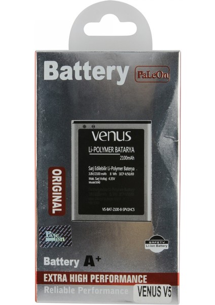 Vestel Venüs V5 Uyumlu 3000 Mah Batarya