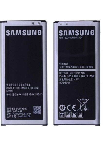 Galaxy G850 Alpha Uyumlu Samsung EB-BG850BBE 1860 Mah Batarya