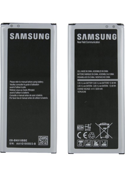 Galaxy N910 Note 4 Uyumlu Samsung EB-BN910BBE 3200 Mah Batarya
