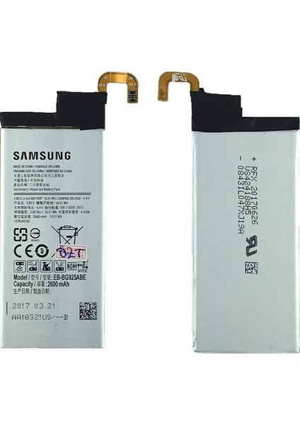 Galaxy G925 S6 Edge Uyumlu Samsung EB-BG925ABE 2600 Mah Batarya