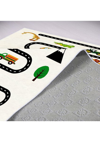 Dekoratif Özel Tasarım Yıkanabilir Ince Leke Tutmaz Modern Eğlenceli Çocuk Halısı modelleri