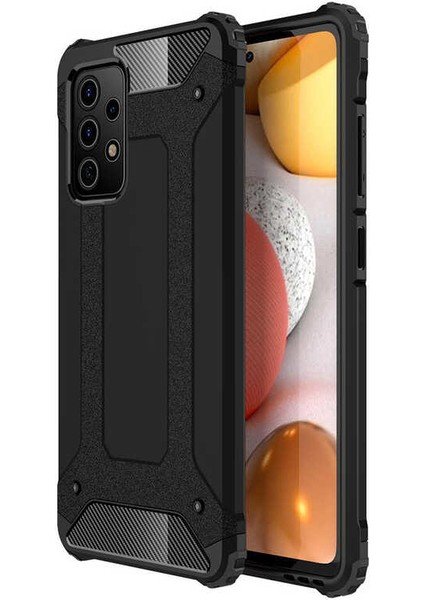 Galaxy A52 Kılıf Hybrid Zırh Silikon