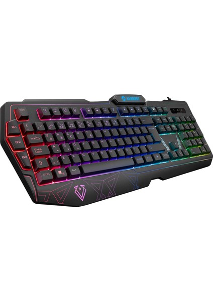 KB-GX61 Formula USB Rgb Aydınlatmalı 3 Makro Tuşlu Bilek Destekli Gaming Oyuncu Klavyesi