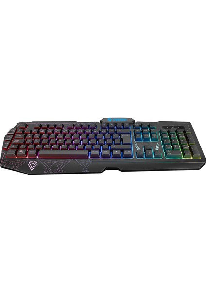 KB-GX61 Formula USB Rgb Aydınlatmalı 3 Makro Tuşlu Bilek Destekli Gaming Oyuncu Klavyesi