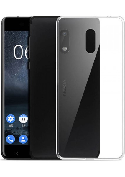 Nokia 5 Uyumlu Şeffaf Silikon Kılıf