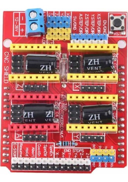 Arduino Uno Için Cnc Shield (A4988 Uyumlu)