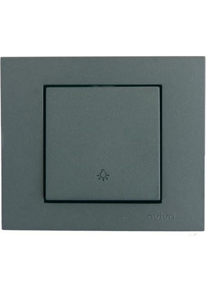 Çağatayelektrik Ovivo Grano Füme Lıght Mekanizma+Çerçeve