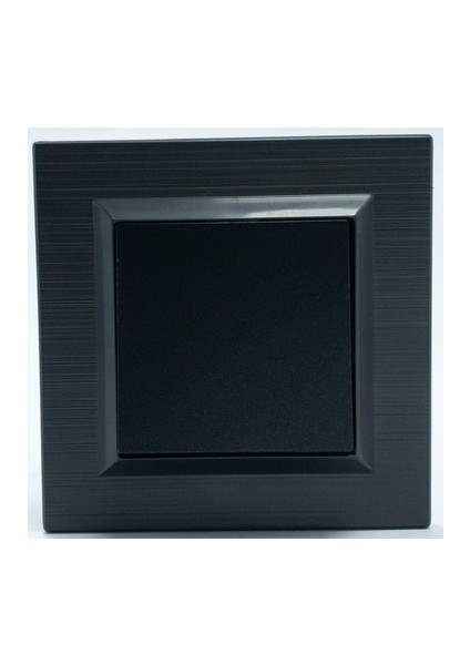 Çağatayelektrik Ovivo Quantum Antrasit Siyah Anahtar Mekanizma+Çerçeve