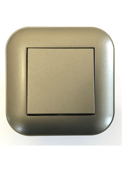 Çağatayelektrik Ovivo Loft Antrasit Anahtar Mekanizma+Çerçeve