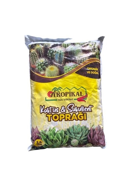 Tropikal Kaktüs Sukulent Toprağı