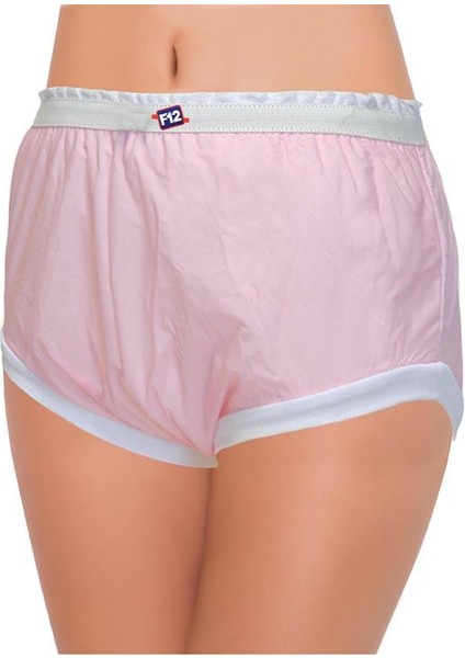 Yetişkin 2'li Paket Yıkanabilir Hasta Külodu (Beyaz-Pembe)