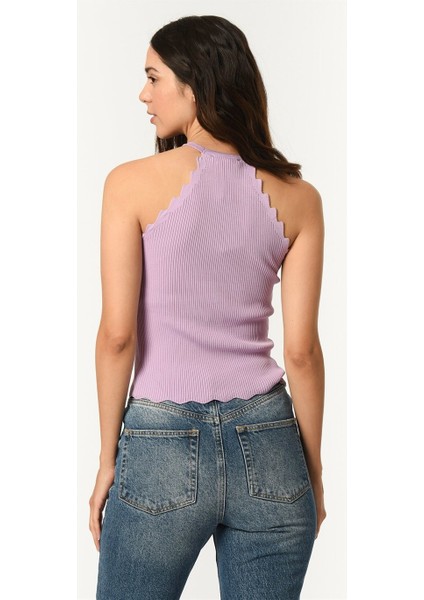 Z2022 Kadın Krop Bluz-Mor fırsatları