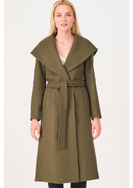 Z6679 Kadın Palto-Haki fiyatları