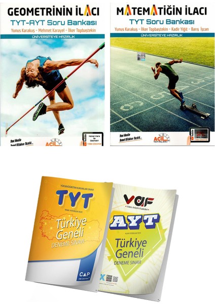 TYT AYT Geometri + Matematiğin ilacı Soru Bankası Seti