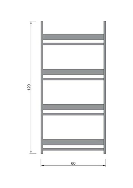 Ersa Wood Montessori Kitaplık Eğitici Çocuk Kitaplığı 4 Raflı %100 Mdf