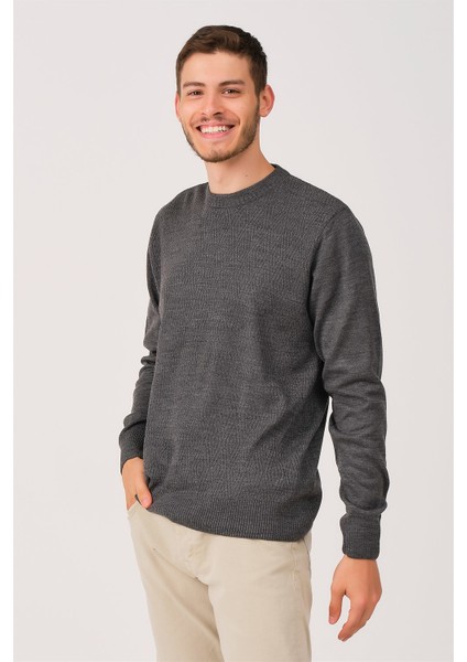 V0230 Erkek Kazak-Füme fırsatları