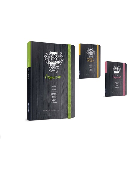 Coffee Book Skpk 19 x 26120 Yaprak Çizgili Def 4311 Gıpta