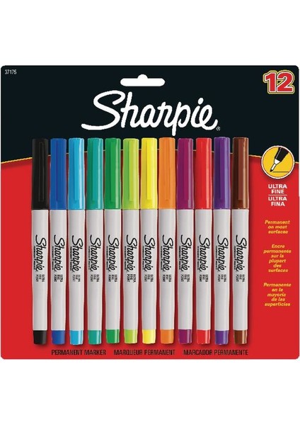 Sharpıe 12’li Ultra Ince Uc Markor Blıster