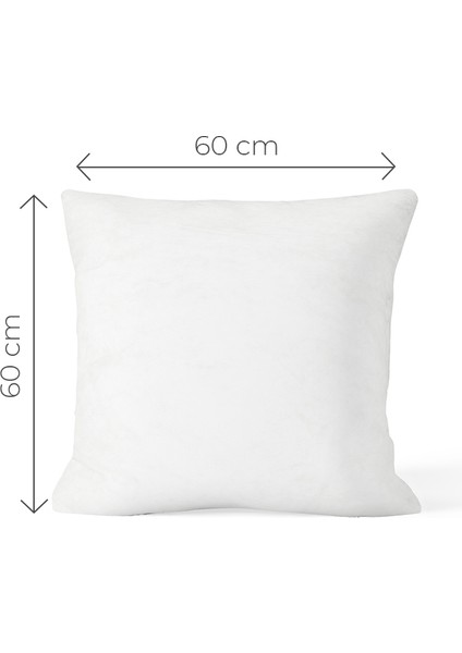 Valena Home Kırlent Kılıfı Iç Yastık 60 x 60 cm. 600 gr.