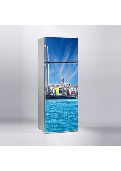 Buzdolabı Sticker Kaplama Dolap Kaplama Etiketi Istanbul Galata