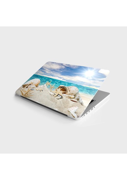 Laptop Sticker Bilgisayar Notebook Pc Kaplama Etiketi Seashells