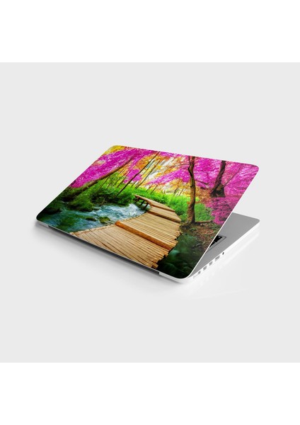 Laptop Sticker Bilgisayar Notebook Pc Kaplama Etiketi Yol Köprü