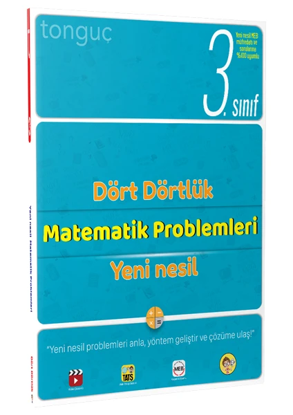 Tonguç Akademi 3. Sınıf Dört Dörtlük Matematik