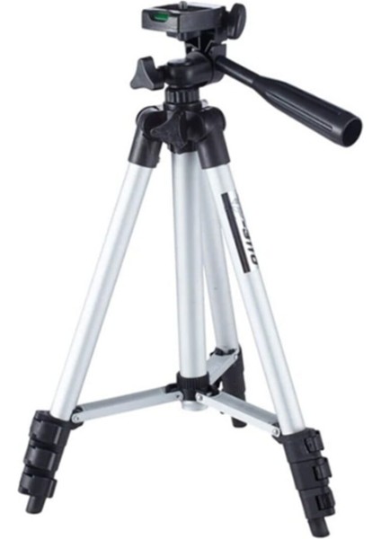 3120A Tripod Kamera Telefon Tutucu Ayarlanabilir Terazili 3 Ayaklı Tripod