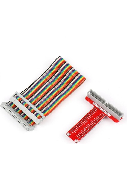Raspberry Pi T Genişleme Kartı + 40 Pin Ribbon Kablo T-Cobbler