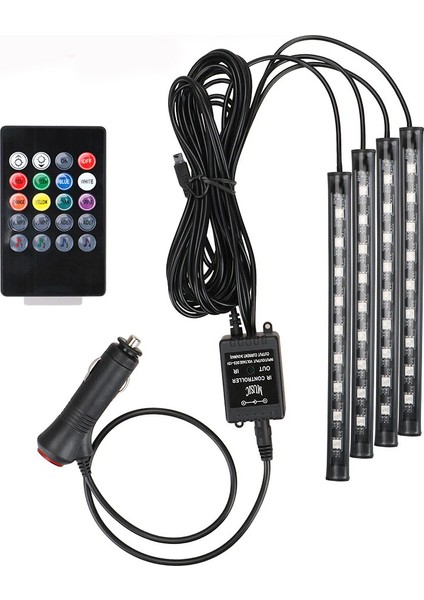 Müziğe Duyarlı Ayak Altı Led Çakmaklık Girişli