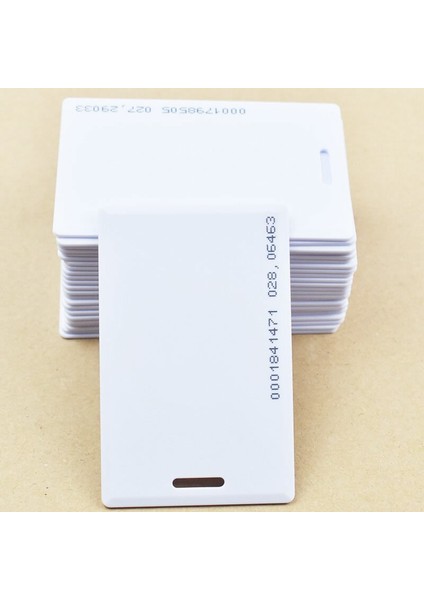 Kalın Tip 125KHZ RFID Rfid Manyetik Kart Proximity Göstergeç 125 Khz Kapı Geçiş Personel Takip