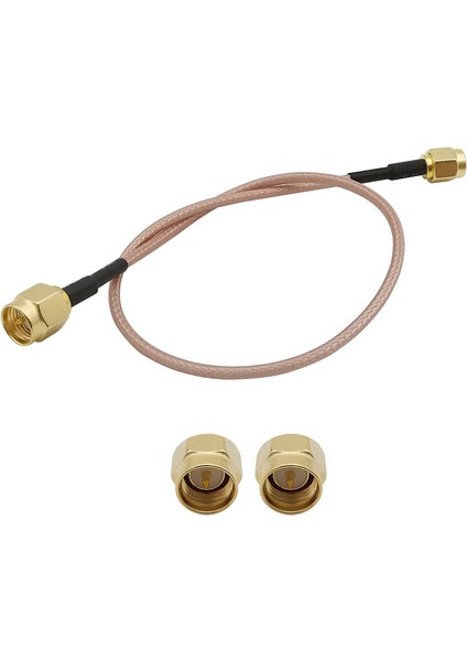 30CM RG316 Sma Erkek - Erkek Rf Kablo 0-6ghz 50 Ohms 0.3db Esnek
