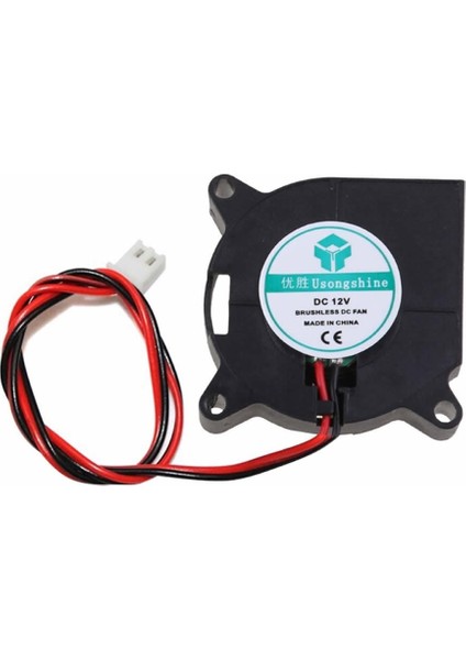 Dc 12V 40X40MM Salyangoz Fan Soğutucu Türbin Turbo Radyal Yazıcı