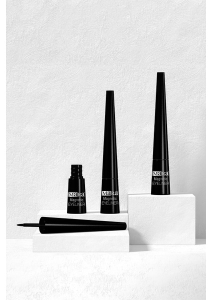 Manyetik Eyeliner'lı Mıknatıslı Doğal Ipek Takma Kirpik Orta Yoğun