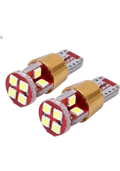 T10 3030 Park LED Ampülü 12 Ledli Canbus Beyaz