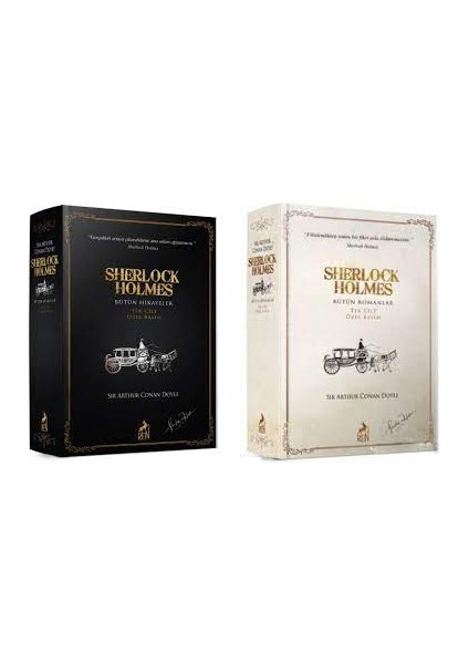 Sherlock Holmes Bütün Romanlar - Bütün Öyküler Ciltli Set - Sir Arthur Conan Doyle