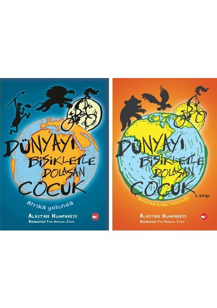 Dünyayı Bisikletle Dolaşan Çocuk Seti - Alastair Humphreys