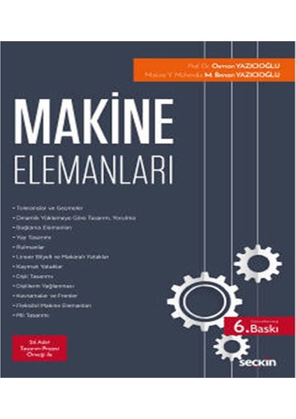Makine Elemanları Kavram – Uygulama – Tasarım fiyatları