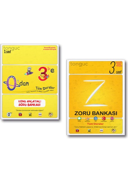 3. Sınıf Tüm Dersler Konu Anlatımlı Soru Zoru Bankası Set 2 Kitap