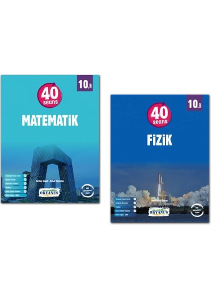 10. Sınıf 40 Seans Set Matematik Fizik Konu Anlatımlı Soru Bankası 2022