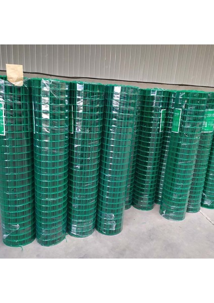 Pvc Kaplı 25X25MM Göz Aralıklı 2mm Kalınlıkta Kafes Teli-Kümesteli-Tavuk Teli-Çit TELİ-150CMX25METRE