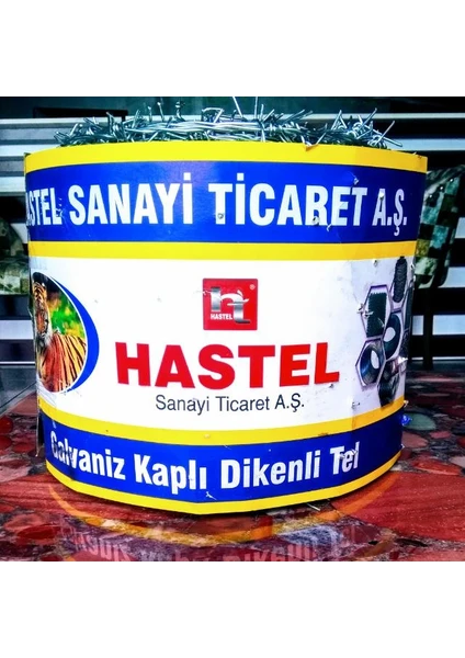 HASTEL-200METRE  Dikenli Tel. 2mm  Kalınlığında Dikenli Tel.-Bahçe Çiti