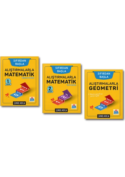 Şenol Hoca Yayınları Alıştırmalarla Matematik Geometri Seti 3 Kitap 2022