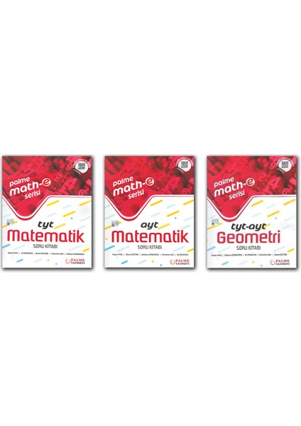 Math-E Serisi TYT AYT Matematik Geometri Soru Kitabı Set 3 Kitap