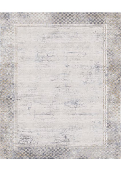 Couture 0866A Gri Gold Modern Desen Makine Halısı