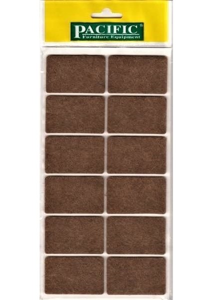 Kaydırmaz Keçe Kare 1plk=12 Ad 35 x 55 Kahve