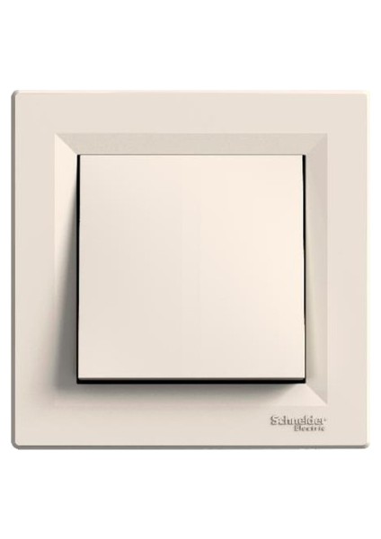 Asfora Krem Light Anahtar (Zil-Kapı Otomatiği) + Çerçeve