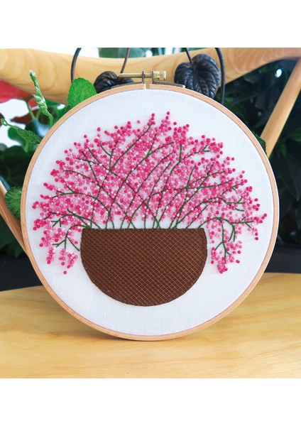 Kasnaklı Goblen Etamin Nakış Işleme Seti 20X20 cm 511170