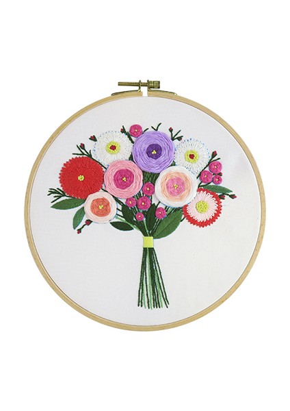 Kasnaklı Goblen Etamin Nakış Işleme Seti 20X20 cm 511212